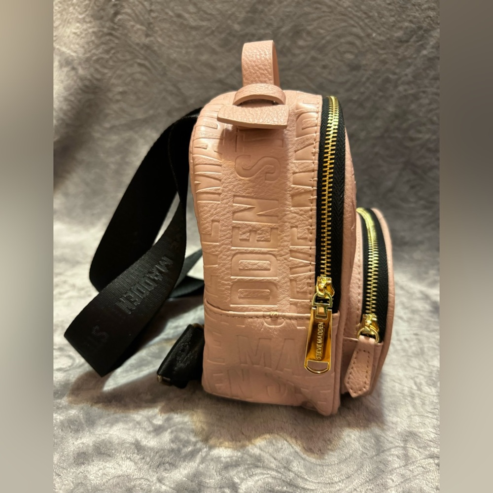 Steve Madden Pink Mini Backpack - Picture 3 of 9